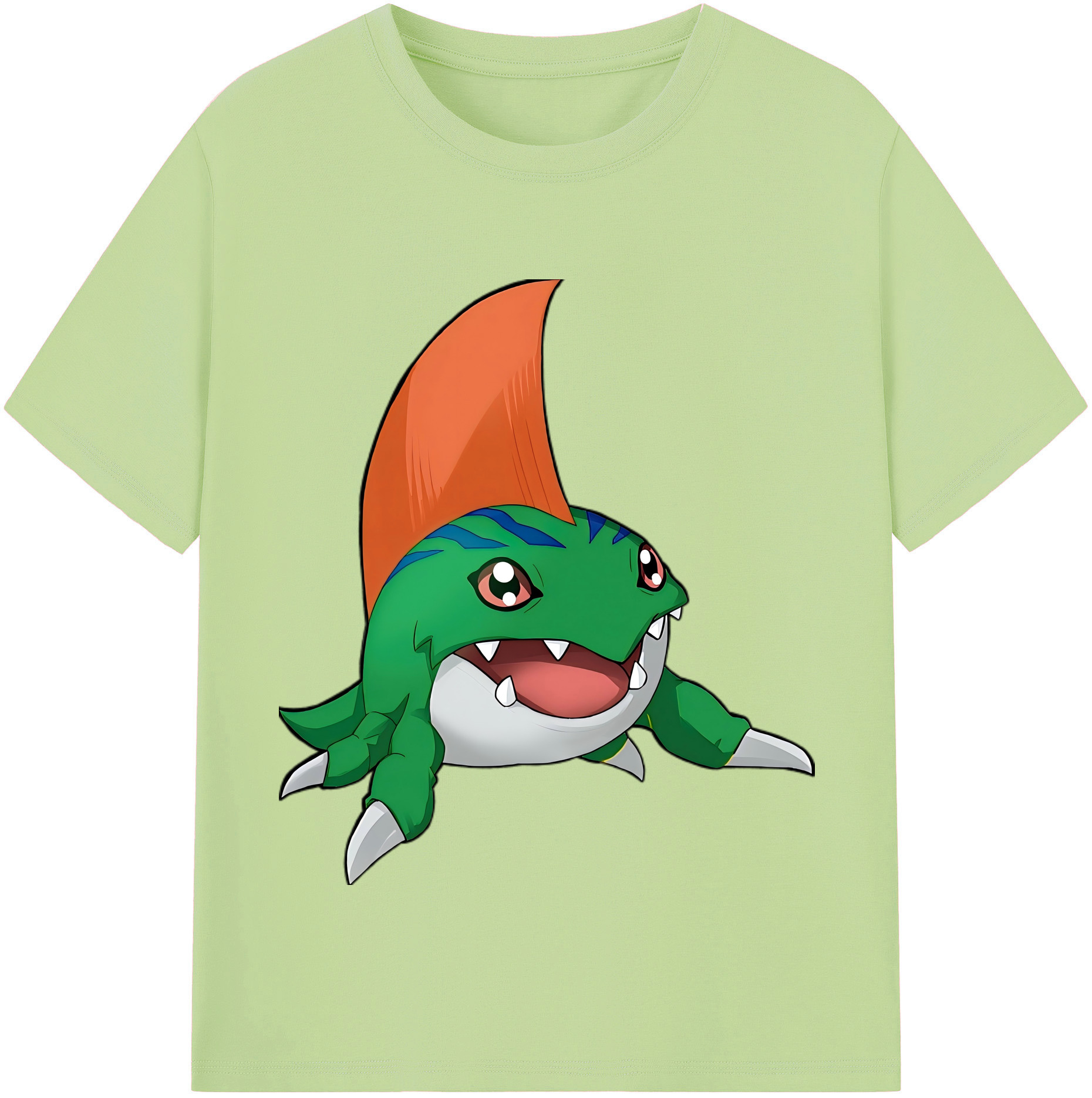 （画像用） Digimon デジタルモンスター/デジモン 綿100％半袖Tシャツ（フロントプリント）